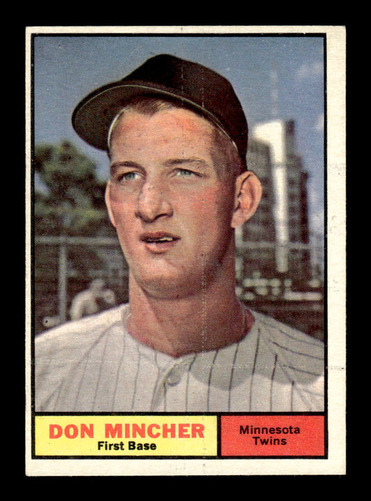 1961 Topps #336 Don Mincher Minnesota Twins EXMT KC10008590