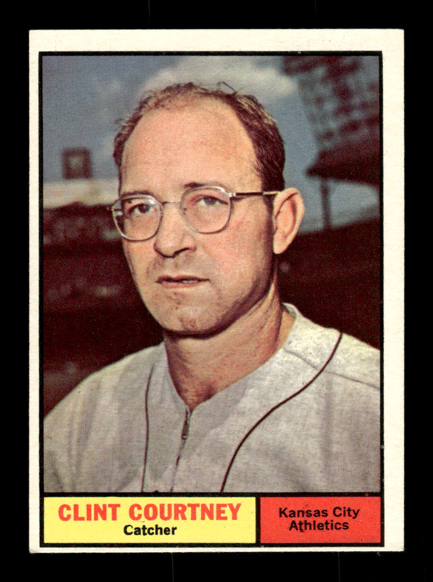 1961 Topps #342 Clint Courtney Kansas City Athletics EXMT KC10008595
