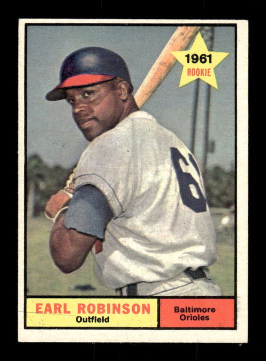 1961 Topps #343 Earl Robinson Baltimore Orioles EXMT KC10008596