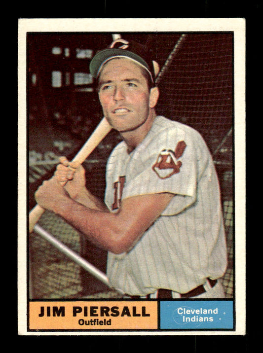 1961 Topps #345 Jim Piersall Cleveland Indians EXMT KC10008597