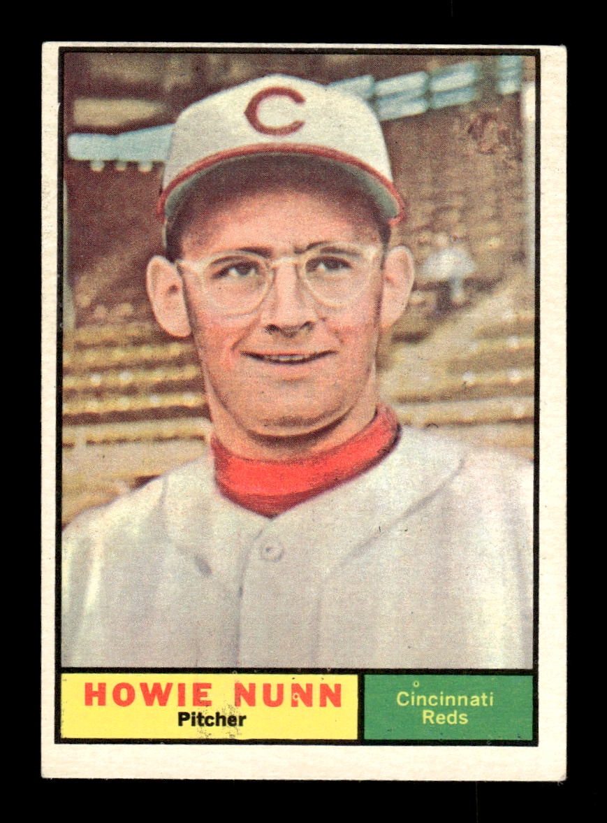 1961 Topps #346 Howie Nunn Cincinnati Reds EXMT KC10008598