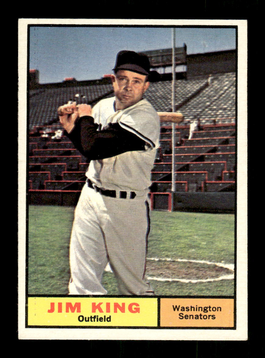 1961 Topps #351 Jim King Washington Senators EXMT KC10008601