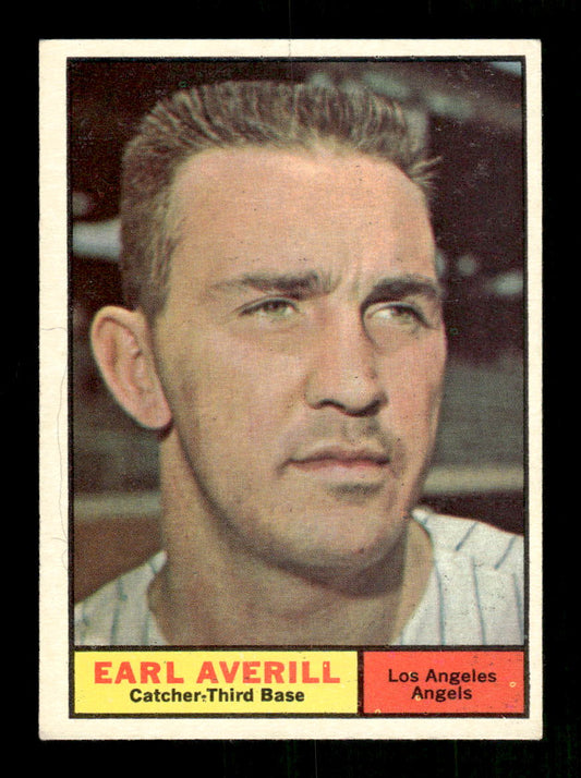 1961 Topps #358 Earl Averill Los Angeles Angels EXMT KC10008606
