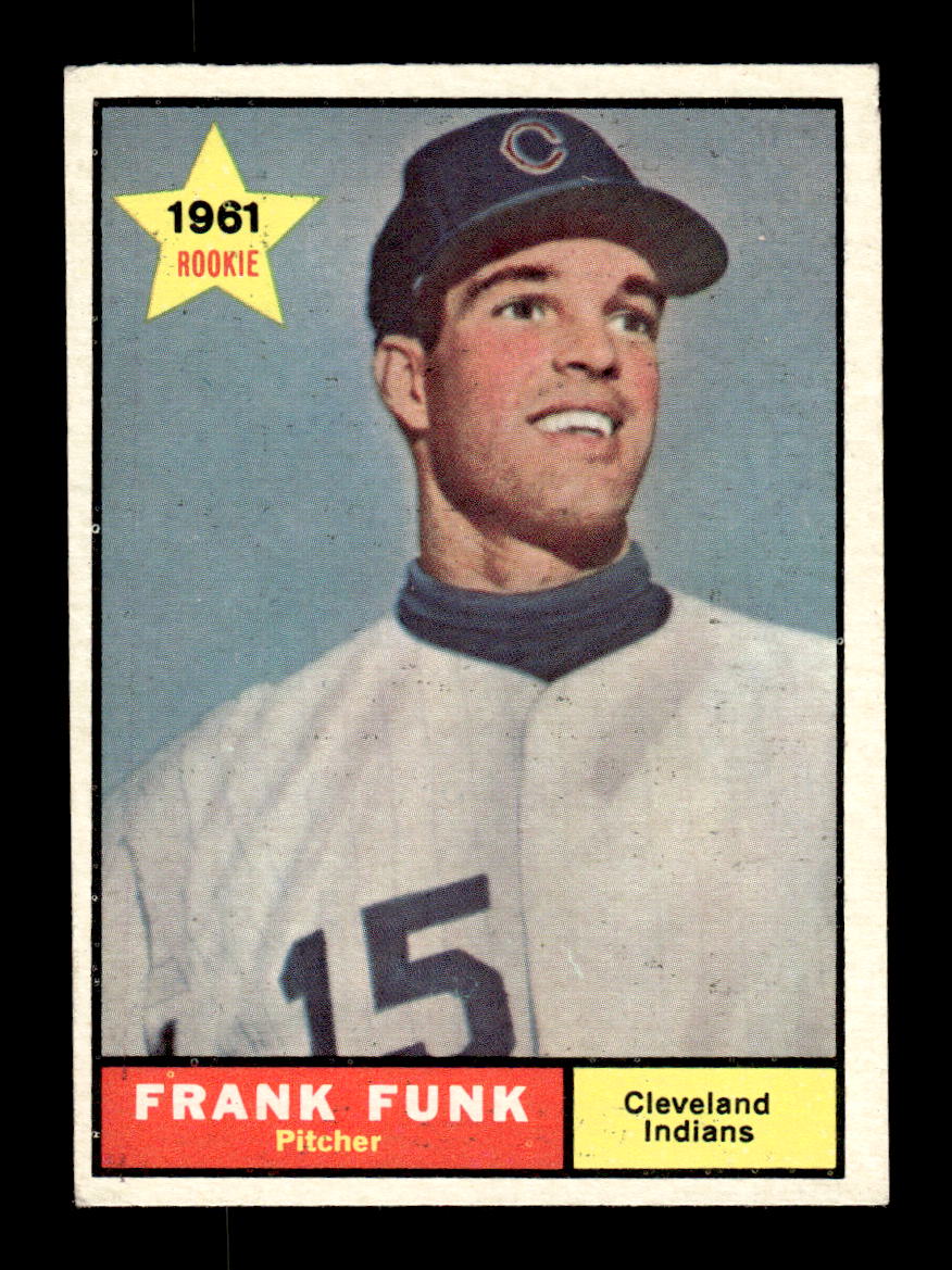1961 Topps #362 Frank Funk Cleveland Indians EXMT KC10008609