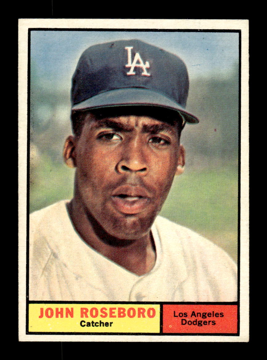 1961 Topps #363 John Roseboro Los Angeles Dodgers EXMT KC10008610