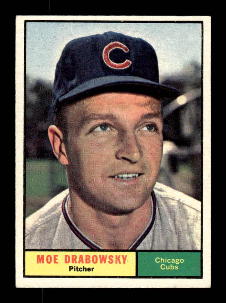 1961 Topps #364 Moe Drabowsky Chicago Cubs EXMT KC10008611