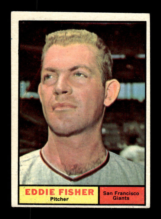 1961 Topps #366 Eddie Fisher San Francisco Giants EXMT KC10008613