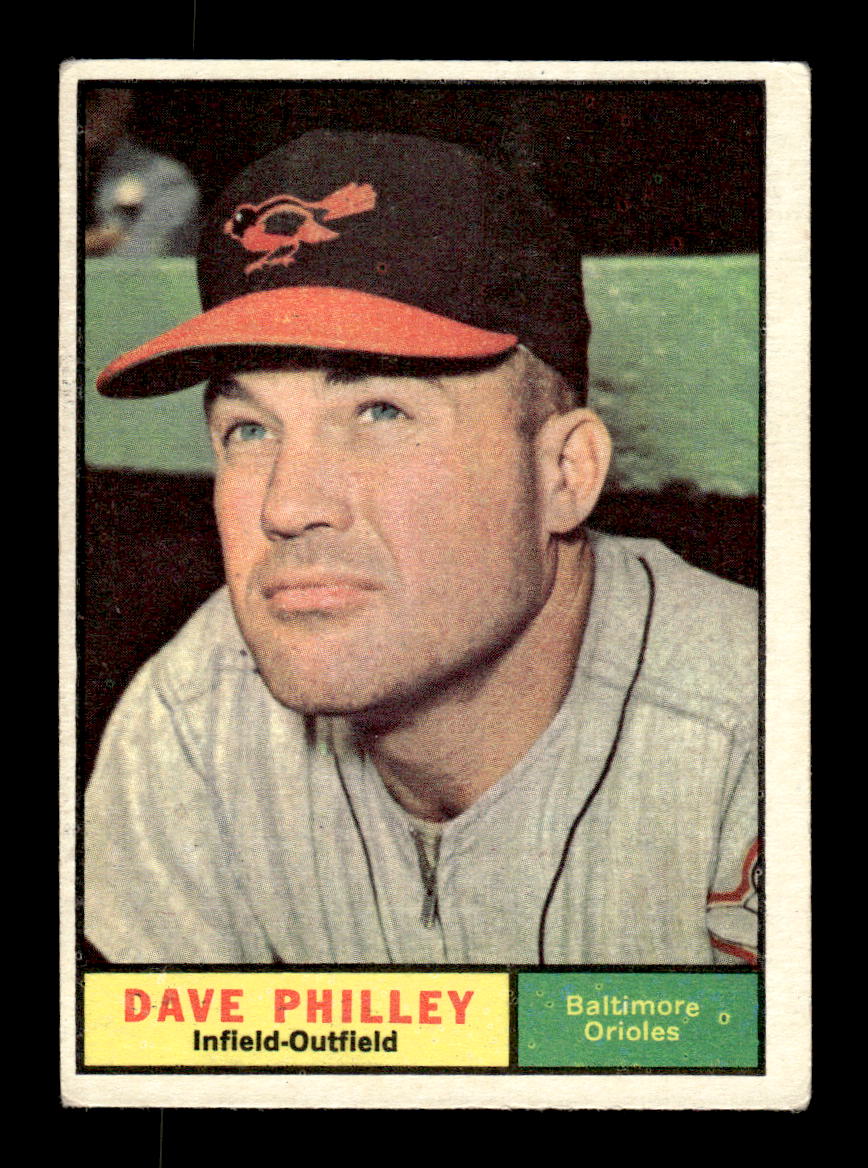 1961 Topps #369 Dave Philley Baltimore Orioles EX KC10008616