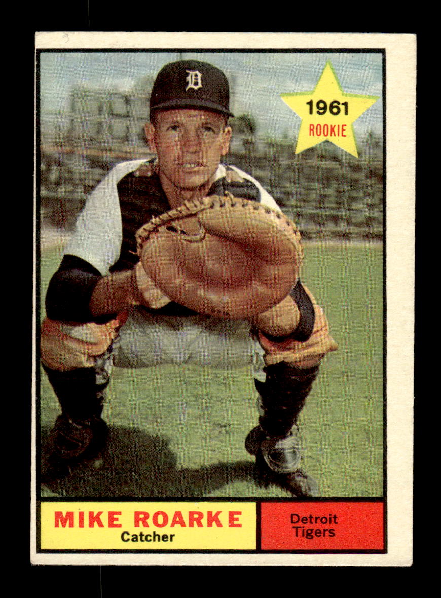 1961 Topps #376 Mike Roarke Detroit Tigers EXMT KC10008621