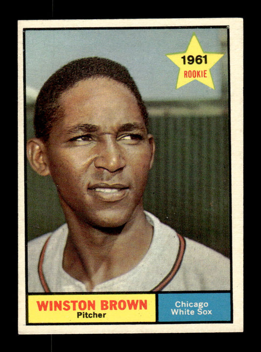 1961 Topps #391 Winston Brown Chicago White Sox EXMT KC10008628