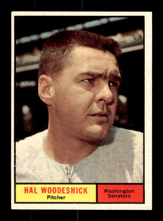1961 Topps #397 Hal Woodeshick Washington Senators EXMT KC10008631