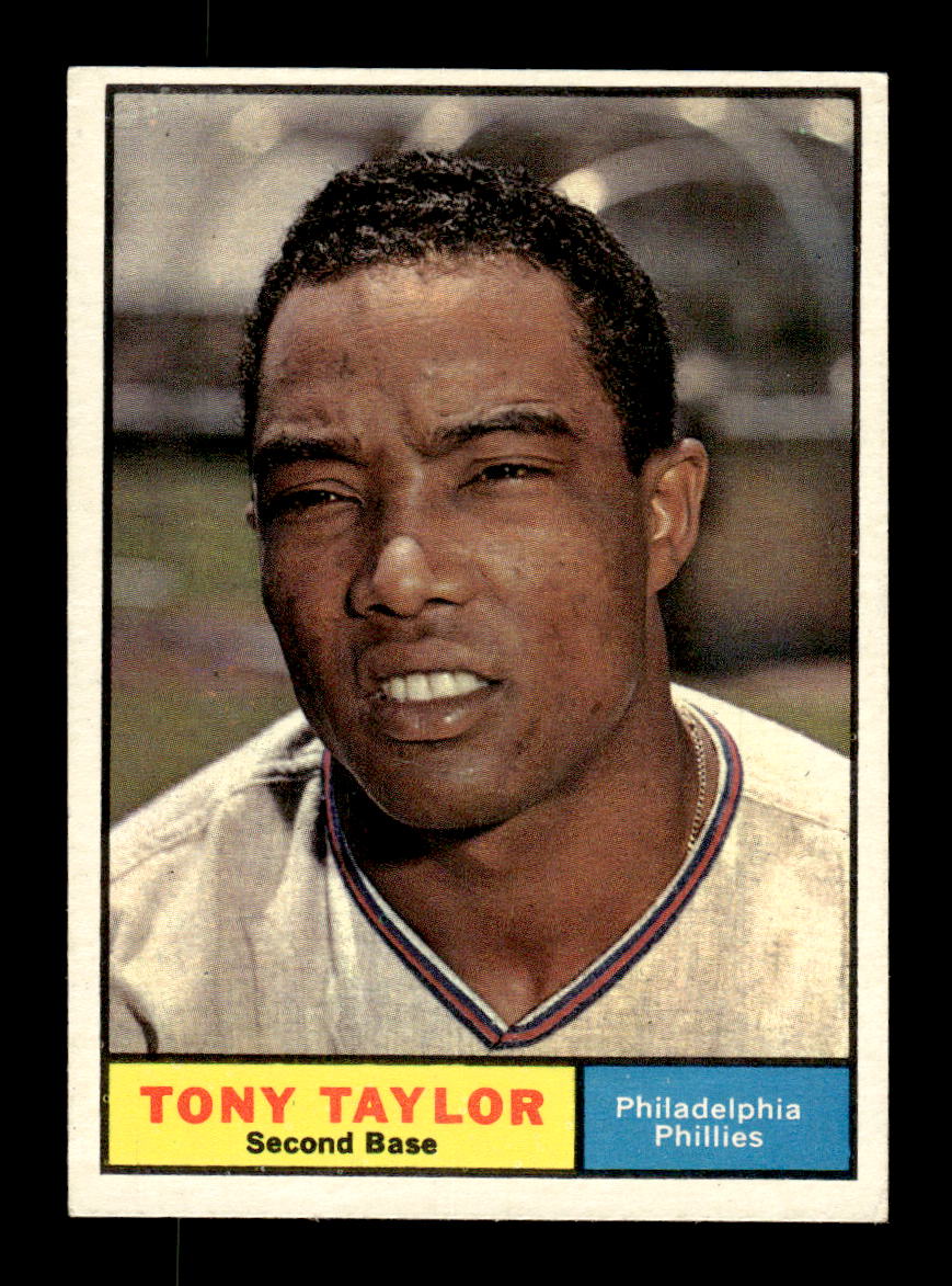 1961 Topps #411 Tony Taylor Philadelphia Phillies EXMT KC10008635