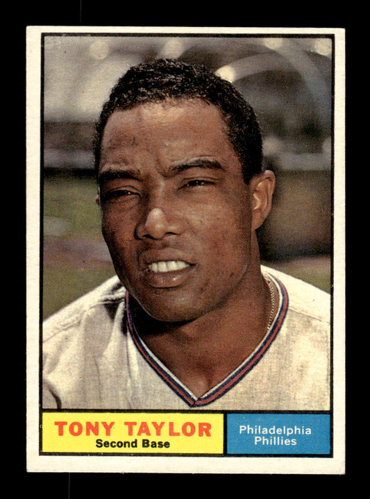 1961 Topps #411 Tony Taylor Philadelphia Phillies EXMT KC10008635