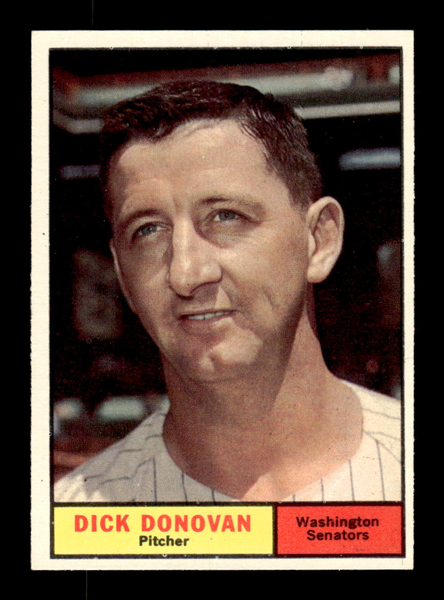 1961 Topps #414 Dick Donovan Washington Senators NMT KC10008637
