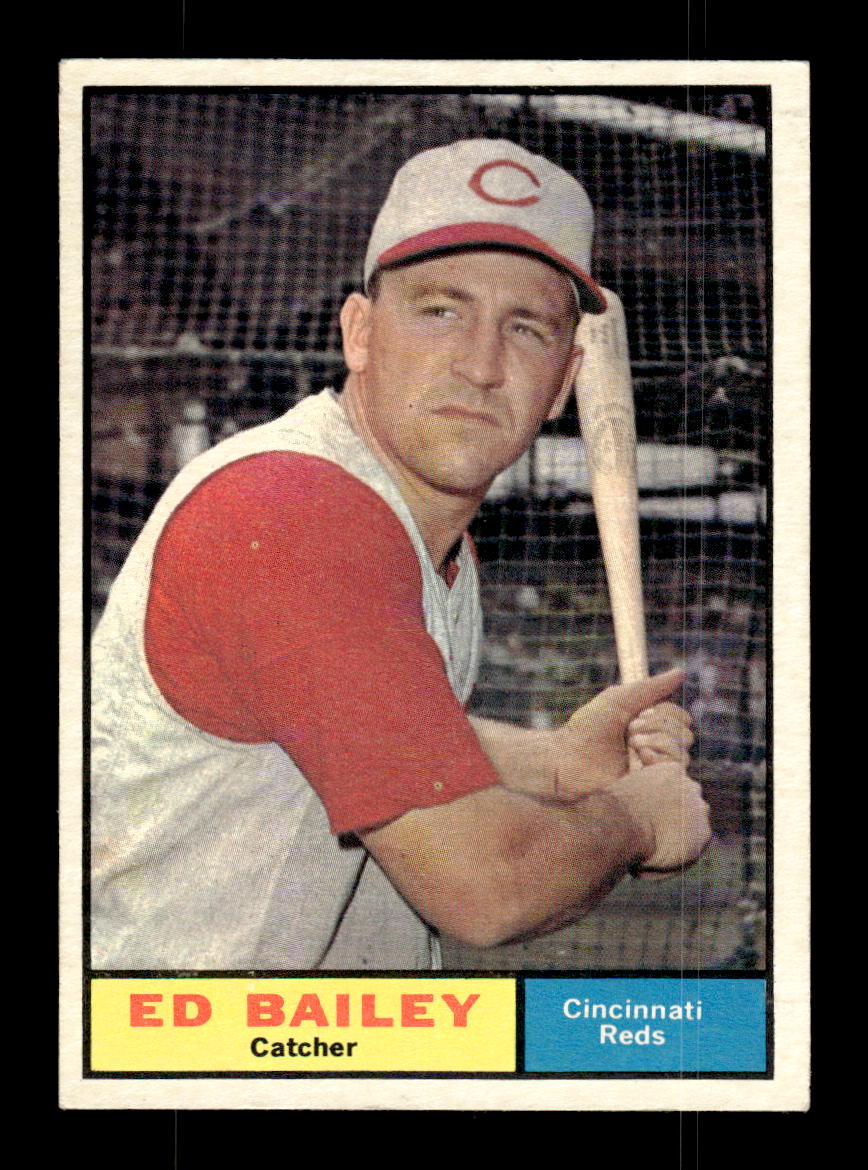1961 Topps #418 Ed Bailey Cincinnati Reds EXMT KC10008639