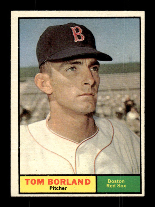 1961 Topps #419 Tom Borland Boston Red Sox EXMT KC10008640
