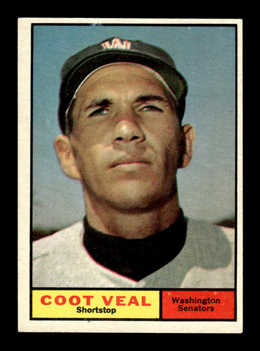 1961 Topps #432 Coot Veal Washington Senators EXMT KC10008647