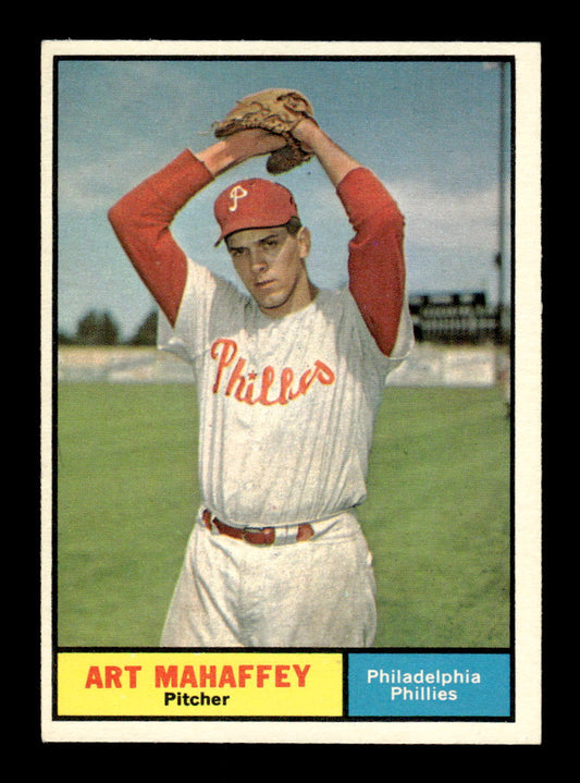 1961 Topps #433 Art Mahaffey Philadelphia Phillies EXMT KC10008648