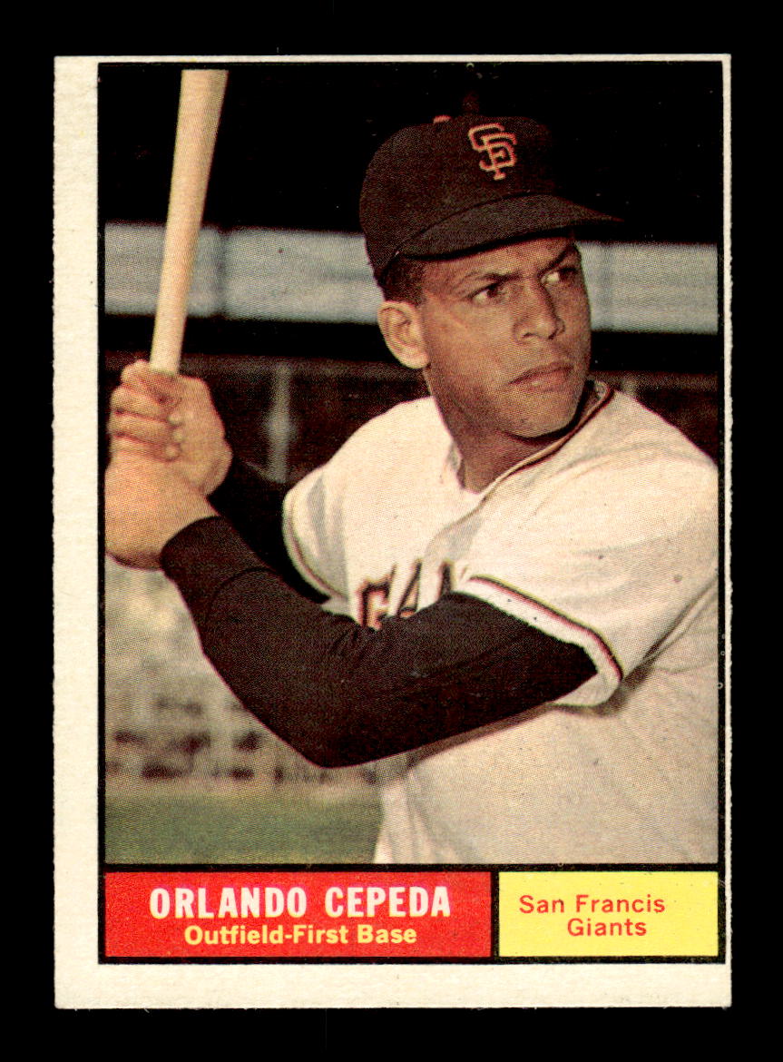 1961 Topps #435 Orlando Cepeda San Francisco Giants EXMT KC10008649