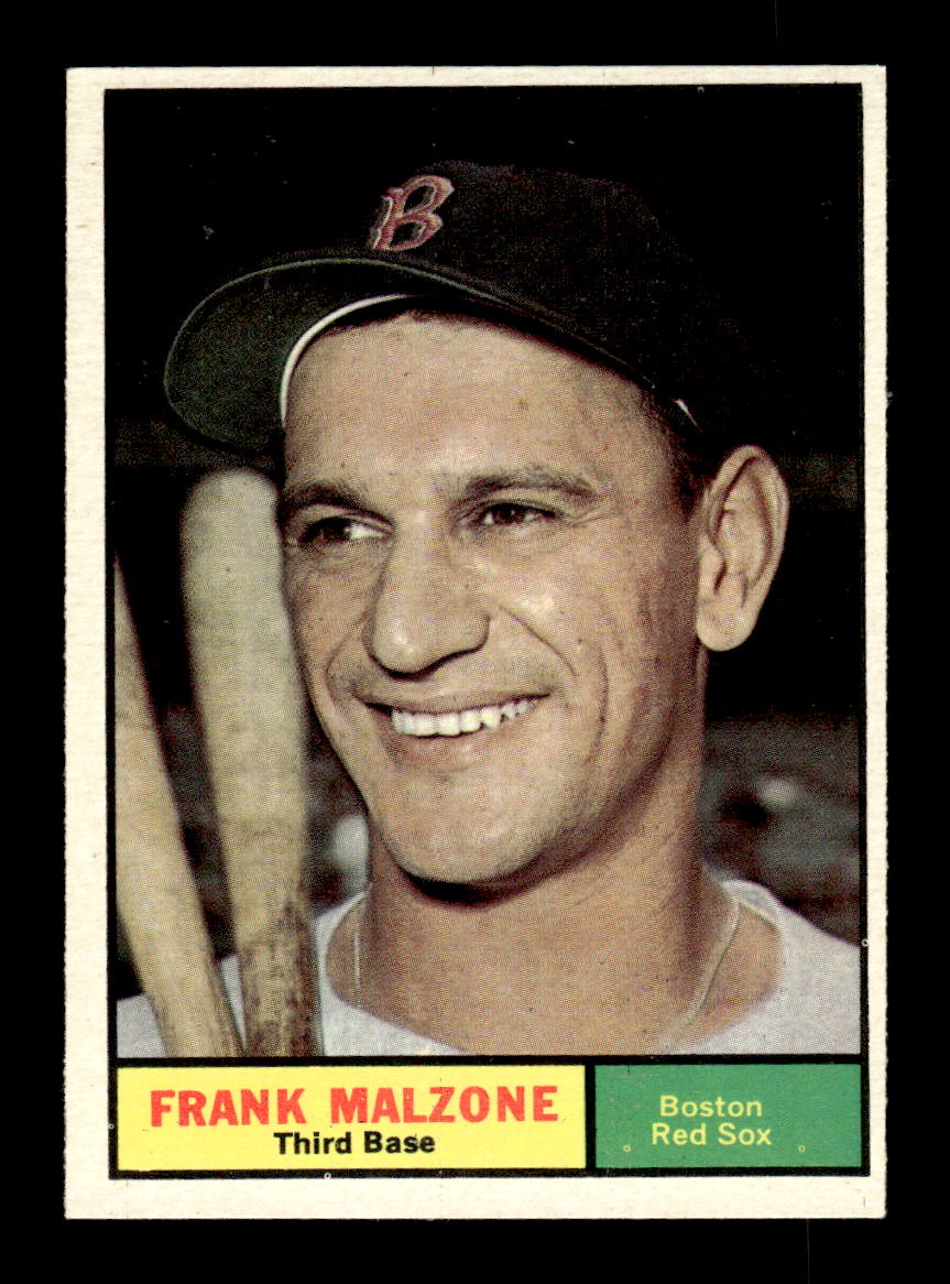 1961 Topps #445 Frank Malzone Boston Red Sox EXMT KC10008654