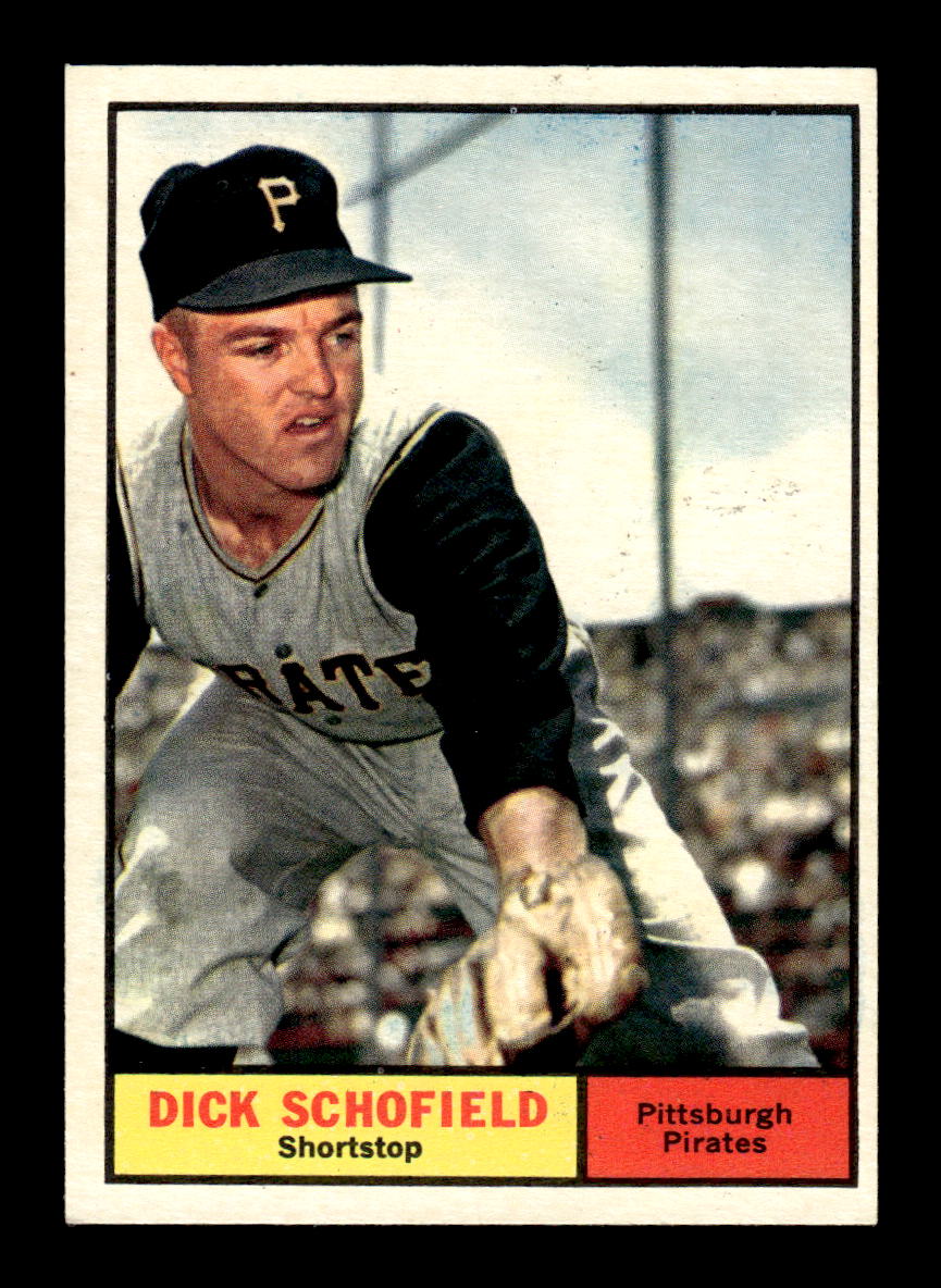 1961 Topps #453 Dick Schofield Pittsburgh Pirates EXMT KC10008659