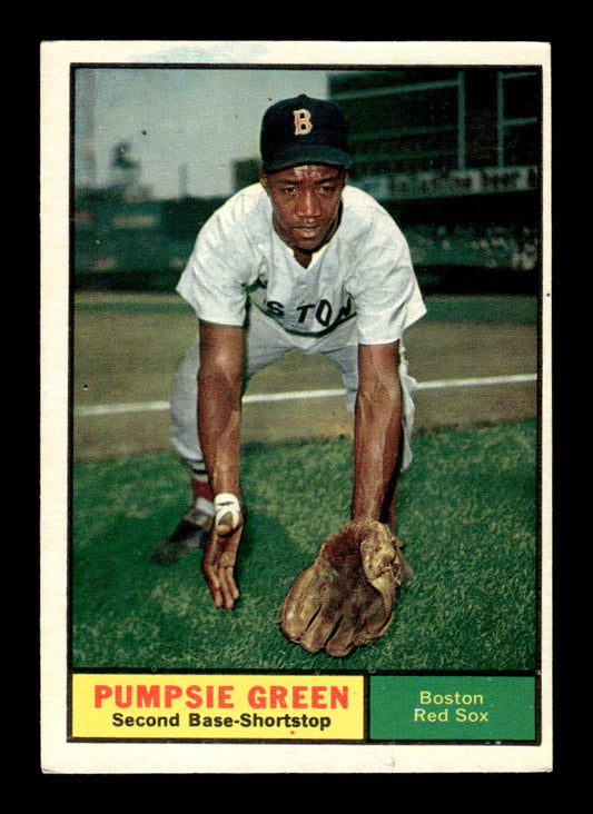 1961 Topps #454 Pumpsie Green Boston Red Sox EXMT KC10008660