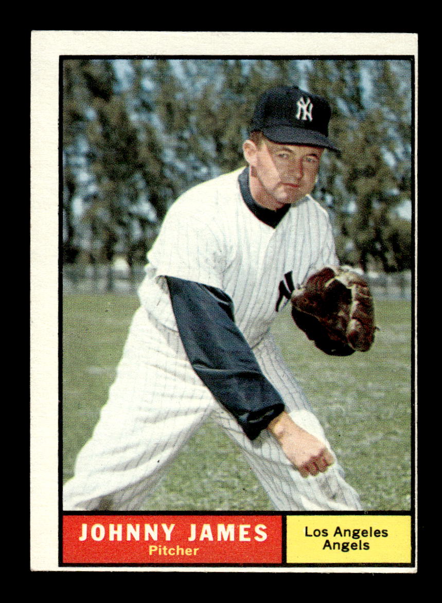 1961 Topps #457 Johnny James Los Angeles Angels EXMT KC10008662