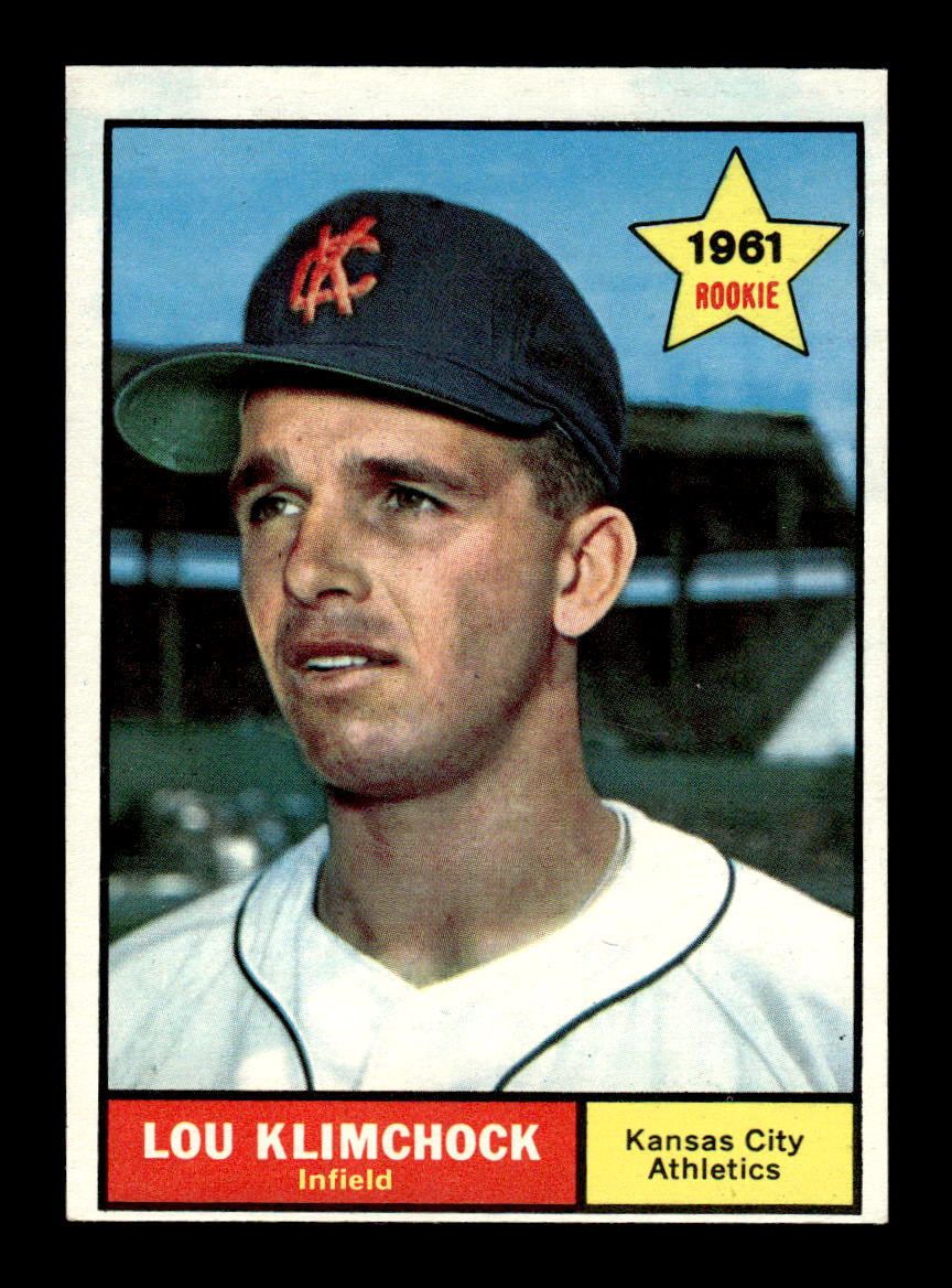 1961 Topps #462 Lou Klimchock Kansas City Athletics EXMT KC10008664
