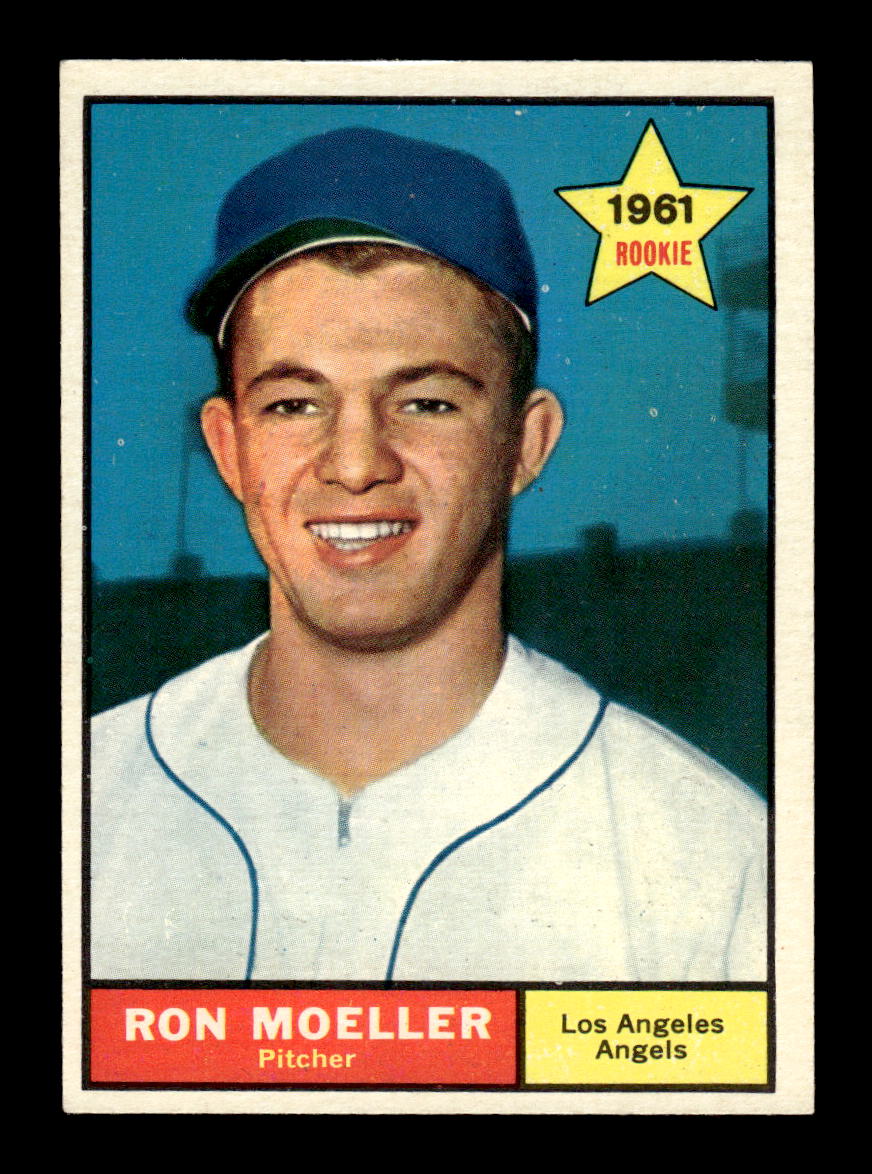1961 Topps #466 Ron Moeller Los Angeles Angels EXMT KC10008667