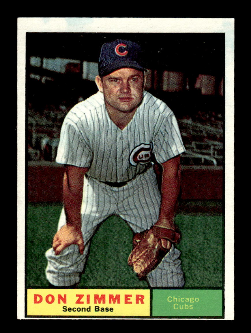 1961 Topps #493 Don Zimmer Chicago Cubs EXMT KC10008673