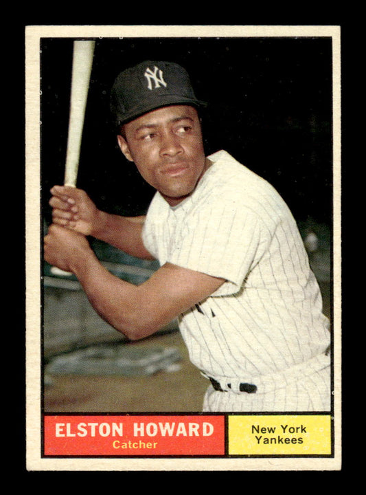 1961 Topps #495 Elston Howard New York Yankees EXMT KC10008675