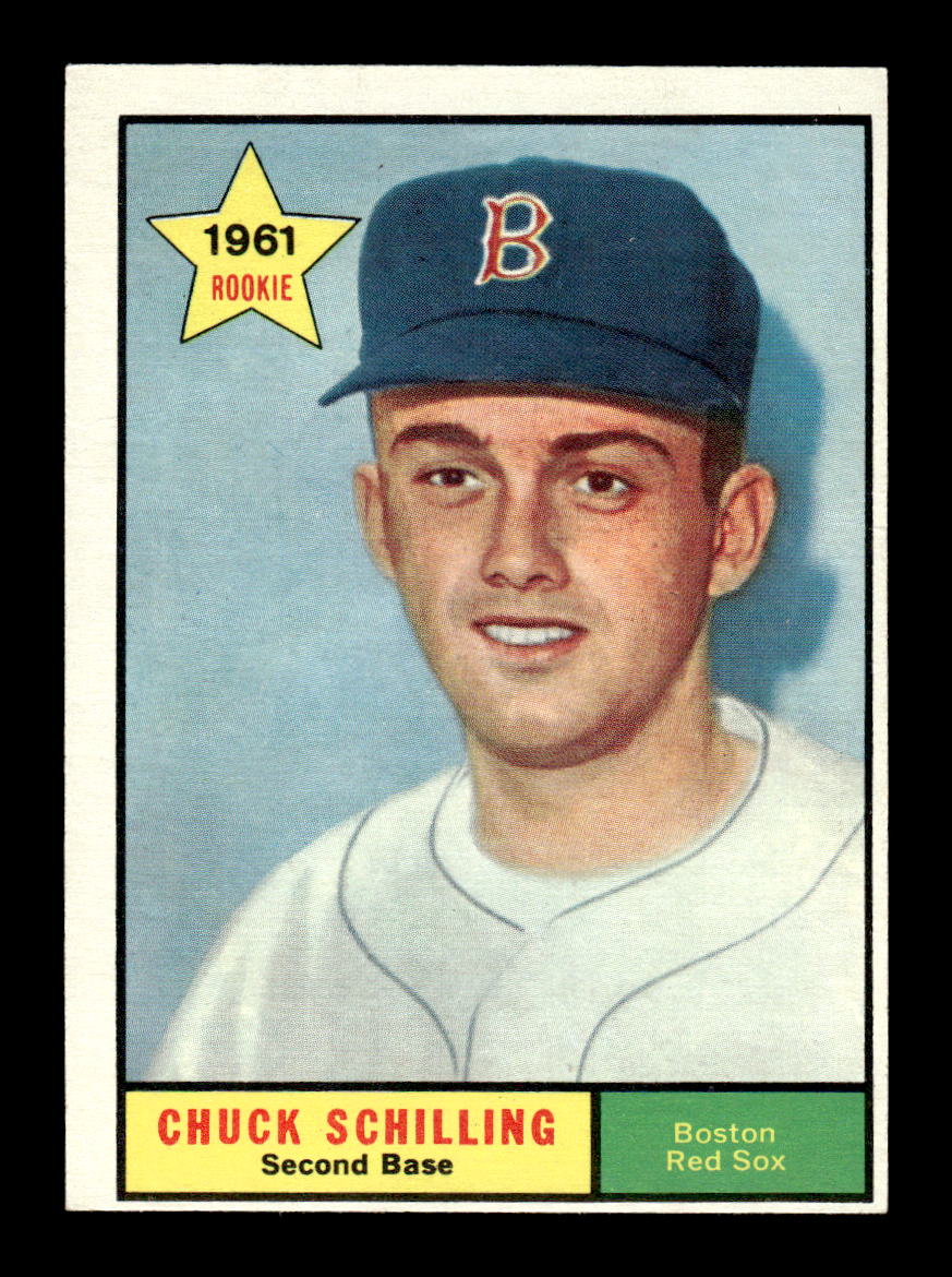 1961 Topps #499 Chuck Schilling Boston Red Sox EXMT KC10008679