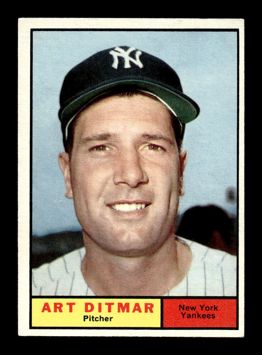 1961 Topps #510 Art Ditmar New York Yankees NMT KC10008687