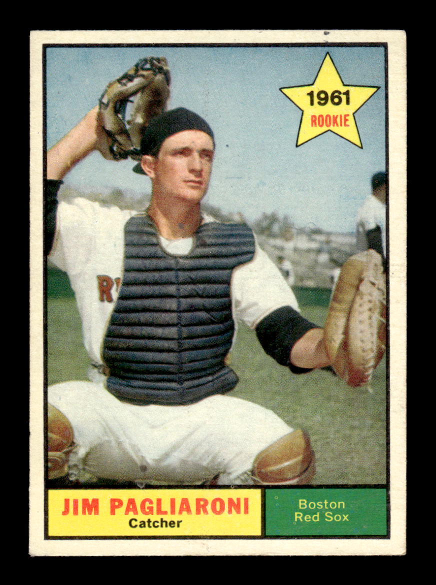 1961 Topps #519 Jim Pagliaroni Boston Red Sox EXMT KC10008693