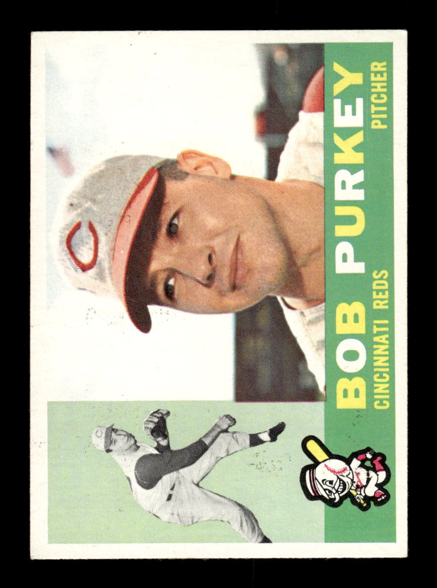 1960 Topps #4 Bob Purkey Cincinnati Reds EXMT KC10008699