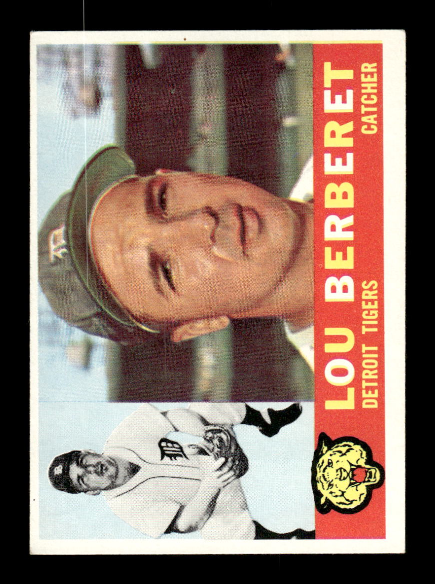 1960 Topps #6 Lou Berberet Detroit Tigers EXMT KC10008701