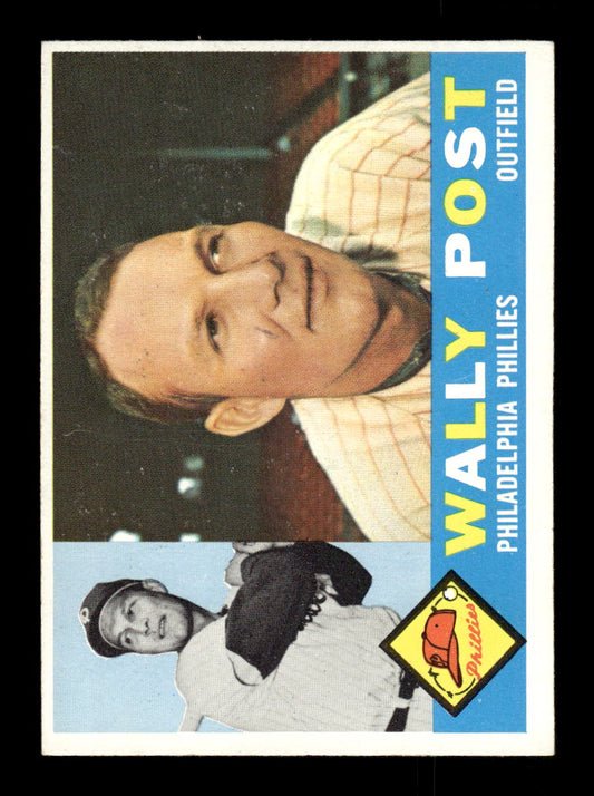 1960 Topps #13 Wally Post Philadelphia Phillies EXMT KC10008706
