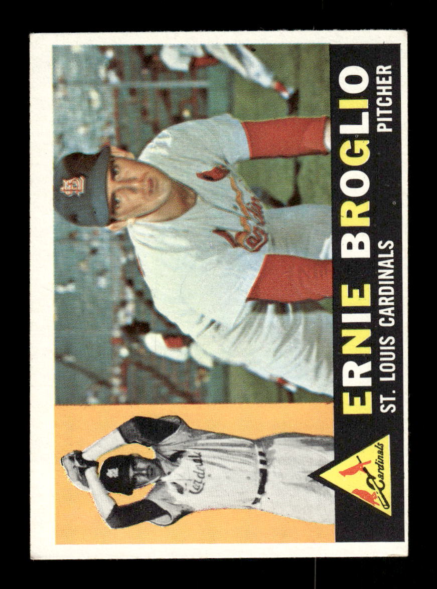 1960 Topps #16 Ernie Broglio St. Louis Cardinals EXMT KC10008708