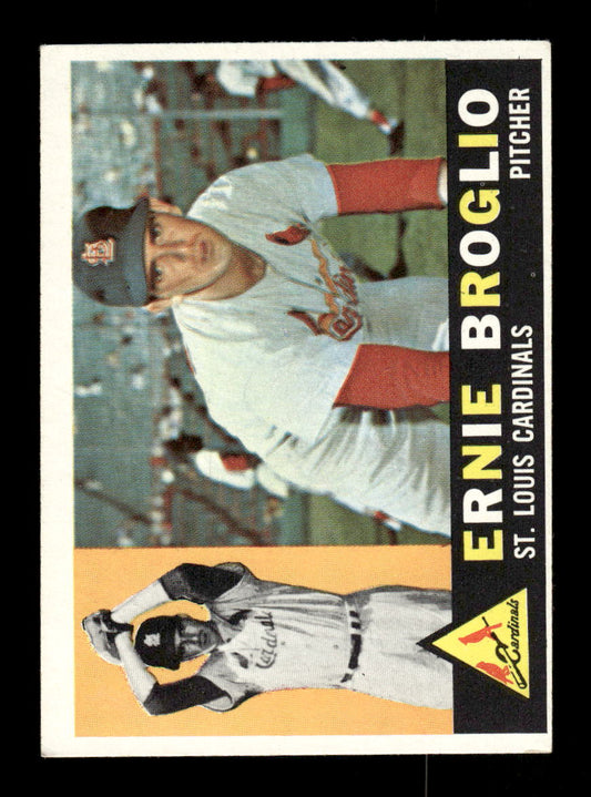 1960 Topps #16 Ernie Broglio St. Louis Cardinals EXMT KC10008708