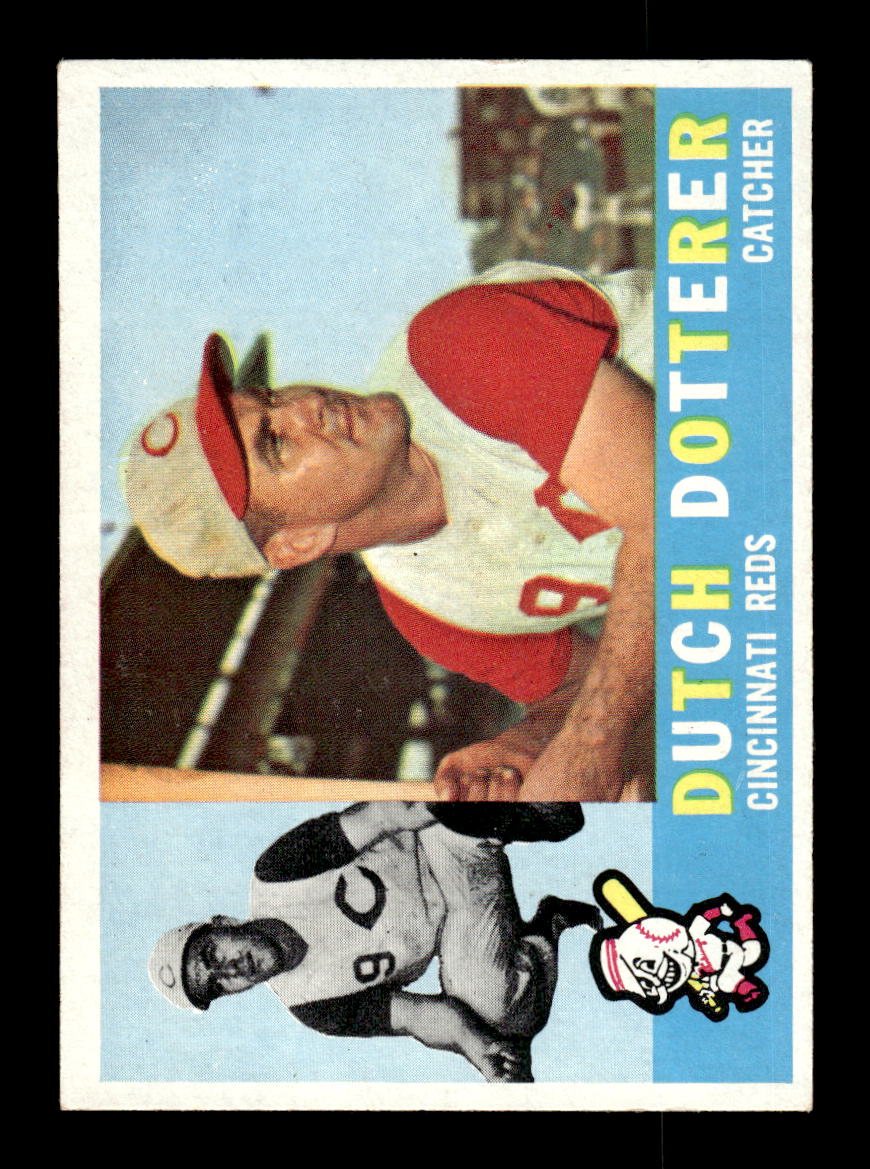 1960 Topps #21 Dutch Dotterer Cincinnati Reds EXMT KC10008712