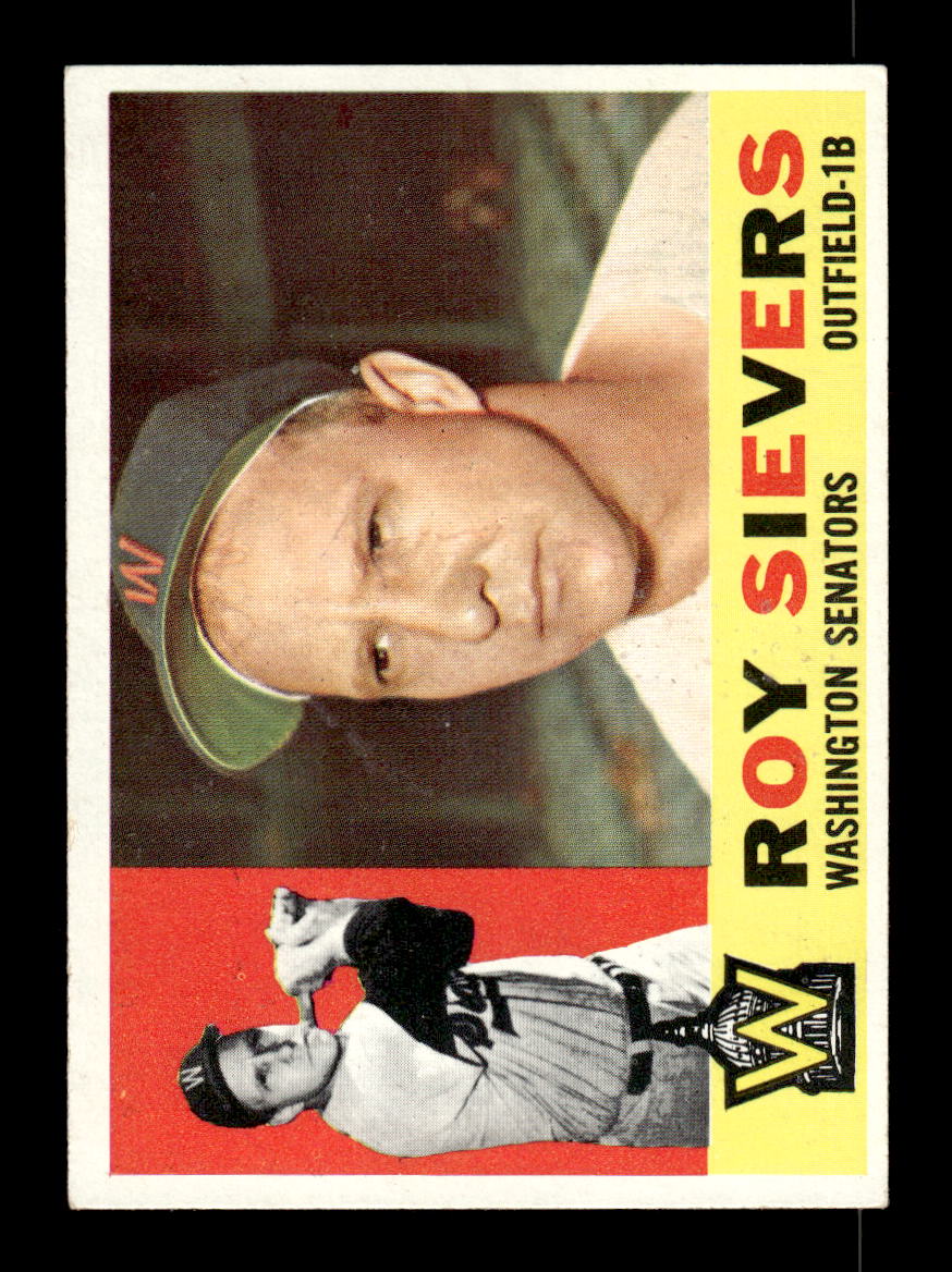 1960 Topps #25 Roy Sievers Washington Senators NMT KC10008716