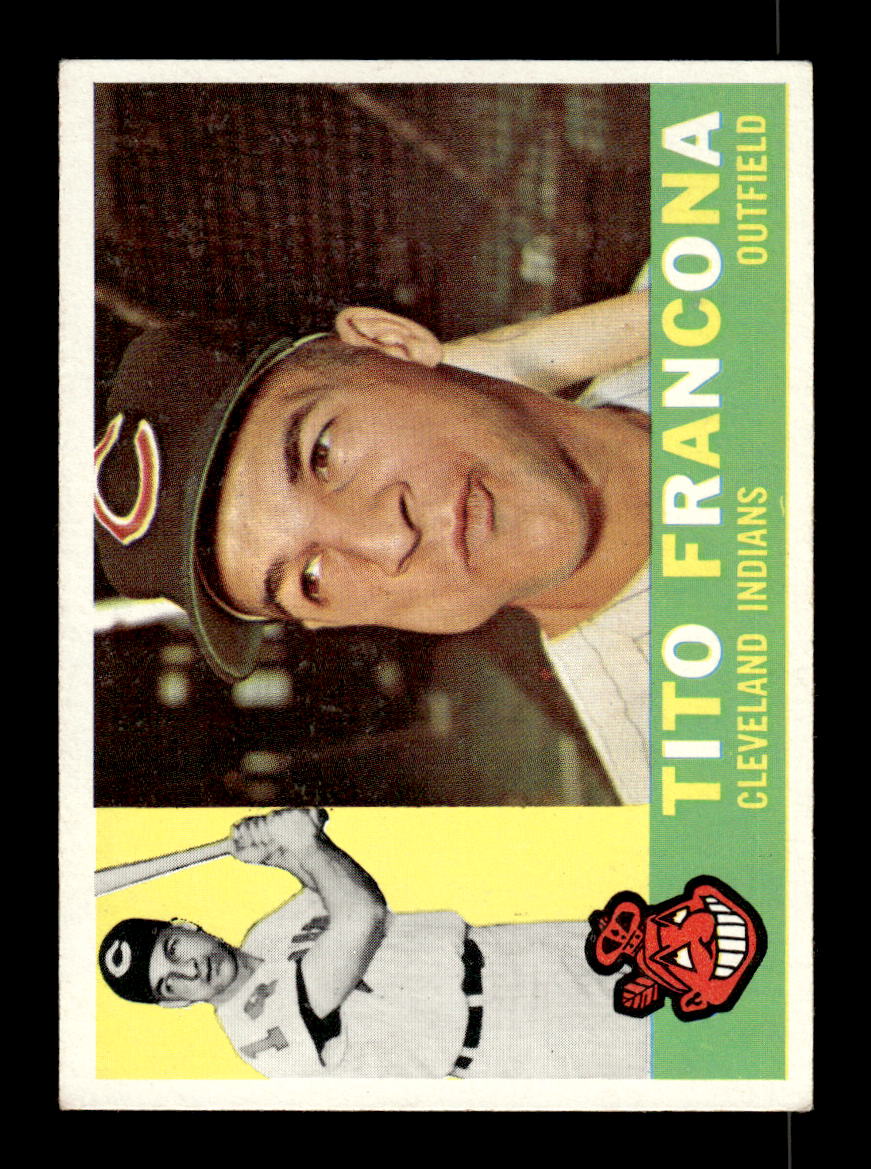 1960 Topps #30 Tito Francona Cleveland Indians EXMT KC10008720