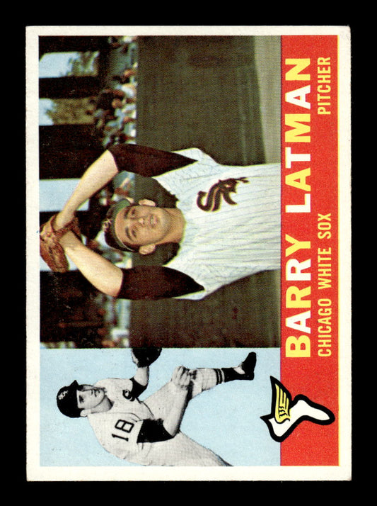 1960 Topps #41 Barry Latman Chicago White Sox EXMT KC10008727