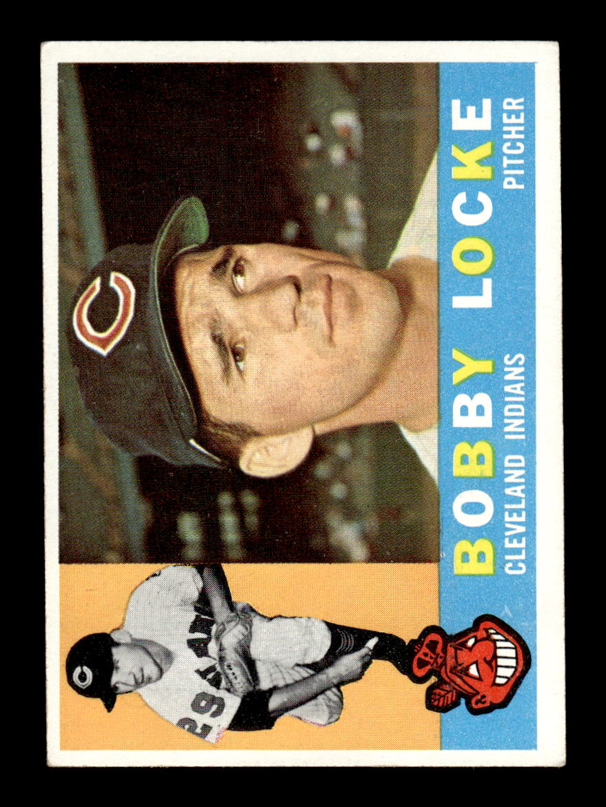 1960 Topps #44 Bobby Locke Cleveland Indians EXMT KC10008729