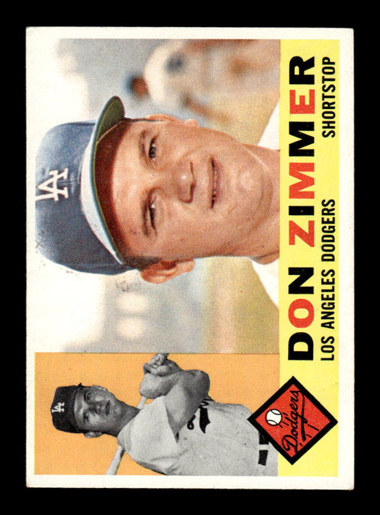 1960 Topps #47 Don Zimmer Los Angeles Dodgers EXMT KC10008732