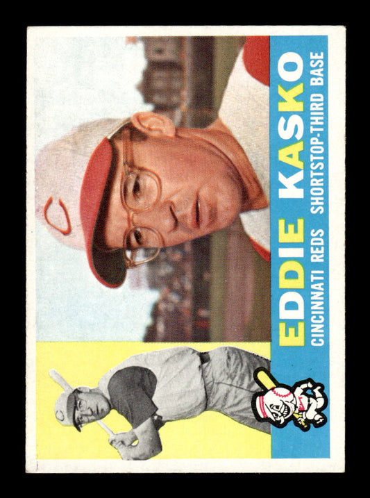 1960 Topps #61 Eddie Kasko Cincinnati Reds EXMT KC10008742