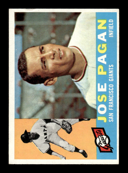 1960 Topps #67 Jose Pagan San Francisco Giants EXMT KC10008746