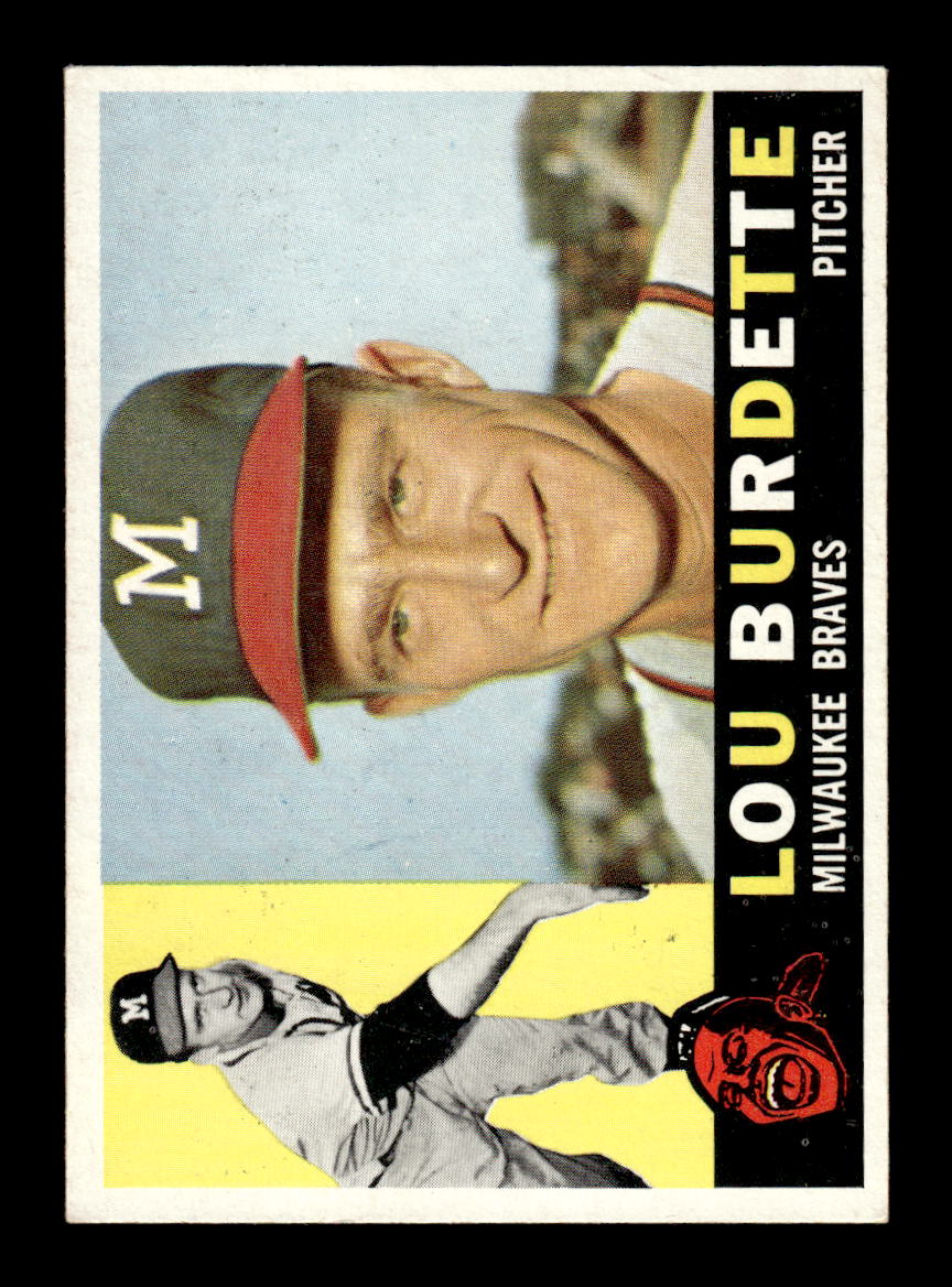 1960 Topps #70 Lew Burdette Milwaukee Braves EXMT KC10008749