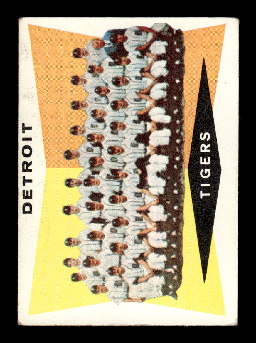 1960 Topps #72 Detroit Tigers Detroit Tigers EX KC10008751