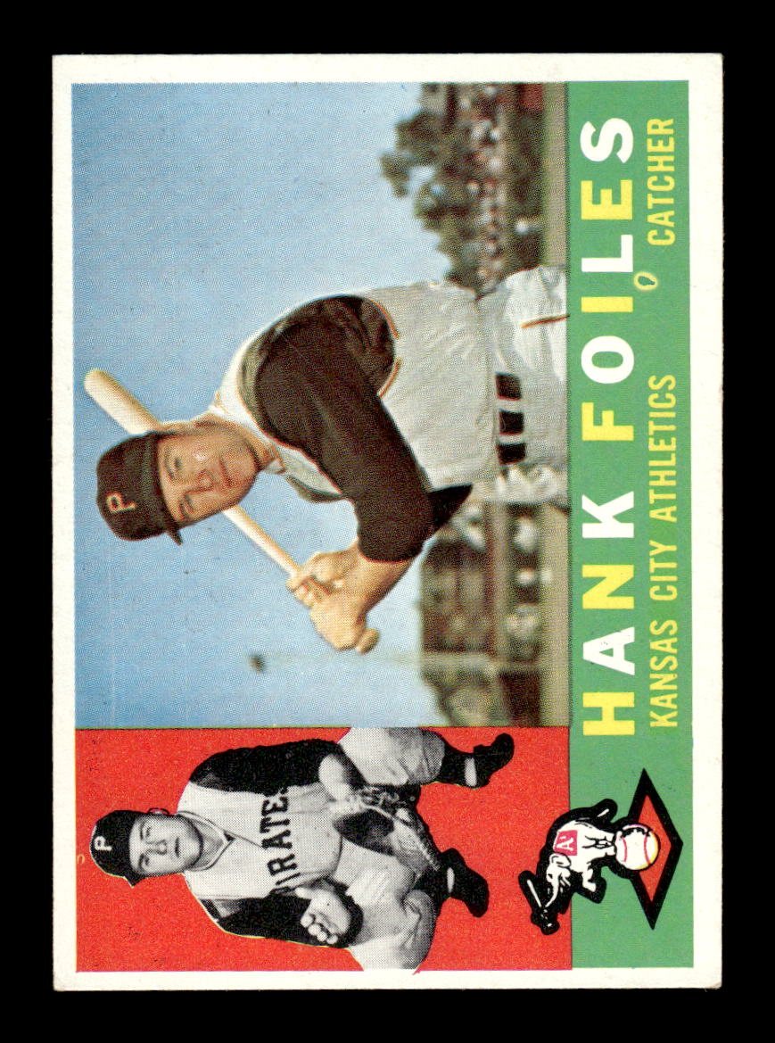 1960 Topps #77 Hank Foiles Kansas City Athletics EXMT KC10008754